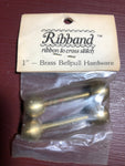 Ribband, Brass, 1 Inch, Vintage Double Bell Pulls for use with Ribband 1