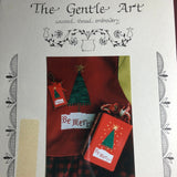 The Gentle Art, Be Merry Tree, Vintage 1997, Counted, Cross Stitch Pattern, Stitch Count 40 by 79