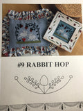The Gentle Art, Rabbit Hop, #9, Vintage 1997, Counted, Cross Stitch Pattern, Stitch Count 45 by 38