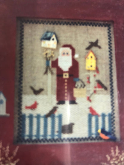 Schoolroom Samplings, Santa Remembers, Vintage 1995, Counted Cross Stitch Pattern