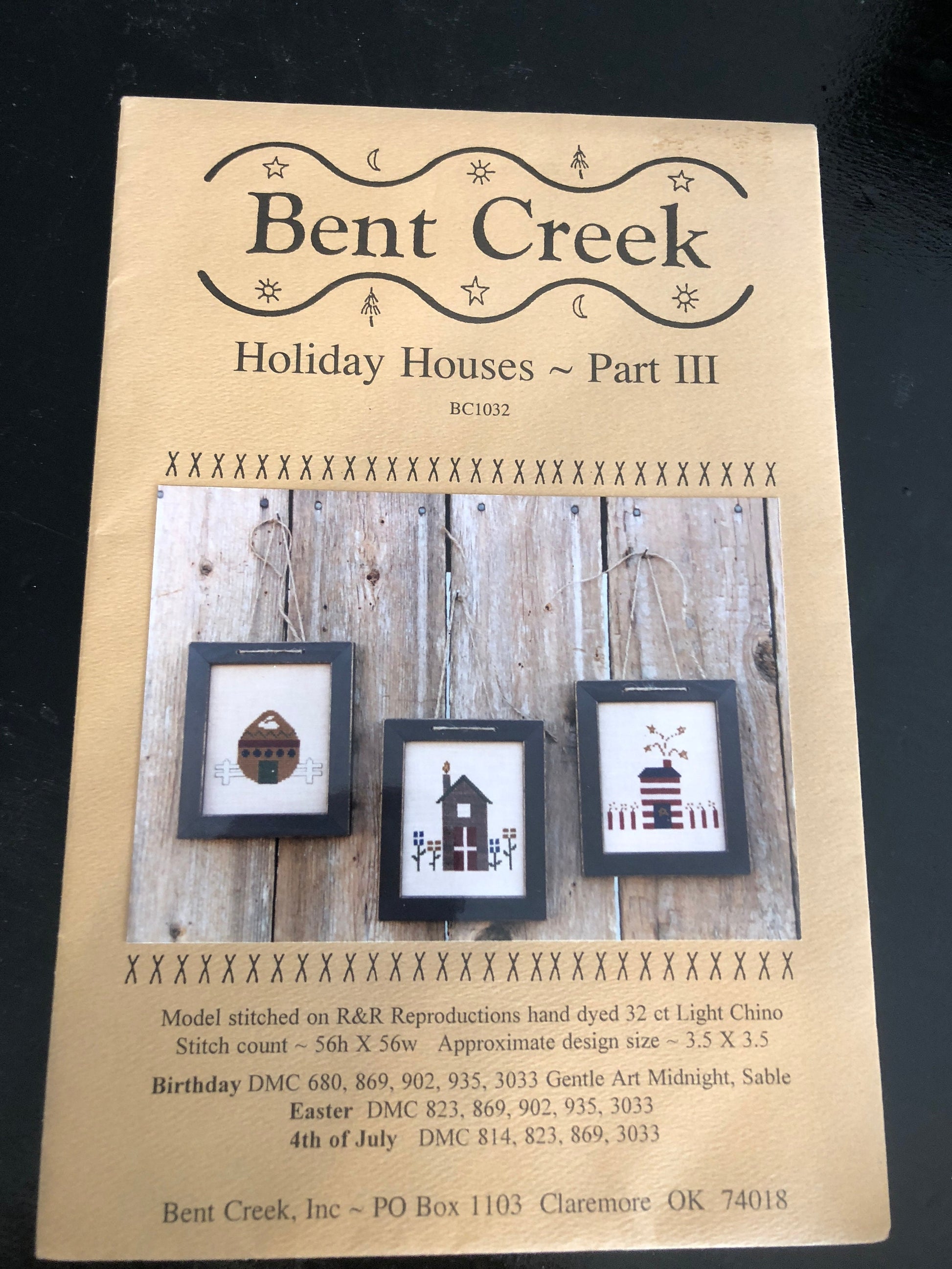 Bent Creek, Holiday Houses, Part III, Counted Cross Stitch Pattern, BC1032