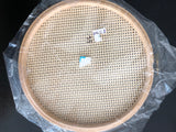 Stitching Frame, Woven Vinyl in Wooden Hoop, 8.5 inches
