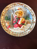 Cherished Teddies, The Season of Peace, Vintage 1996 Collector Plate