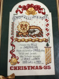 Ursula Michael Designs, I Heard The Bells, Vintage 1995, Counted, Cross Stitch Pattern, Stitch Count 105 by 174