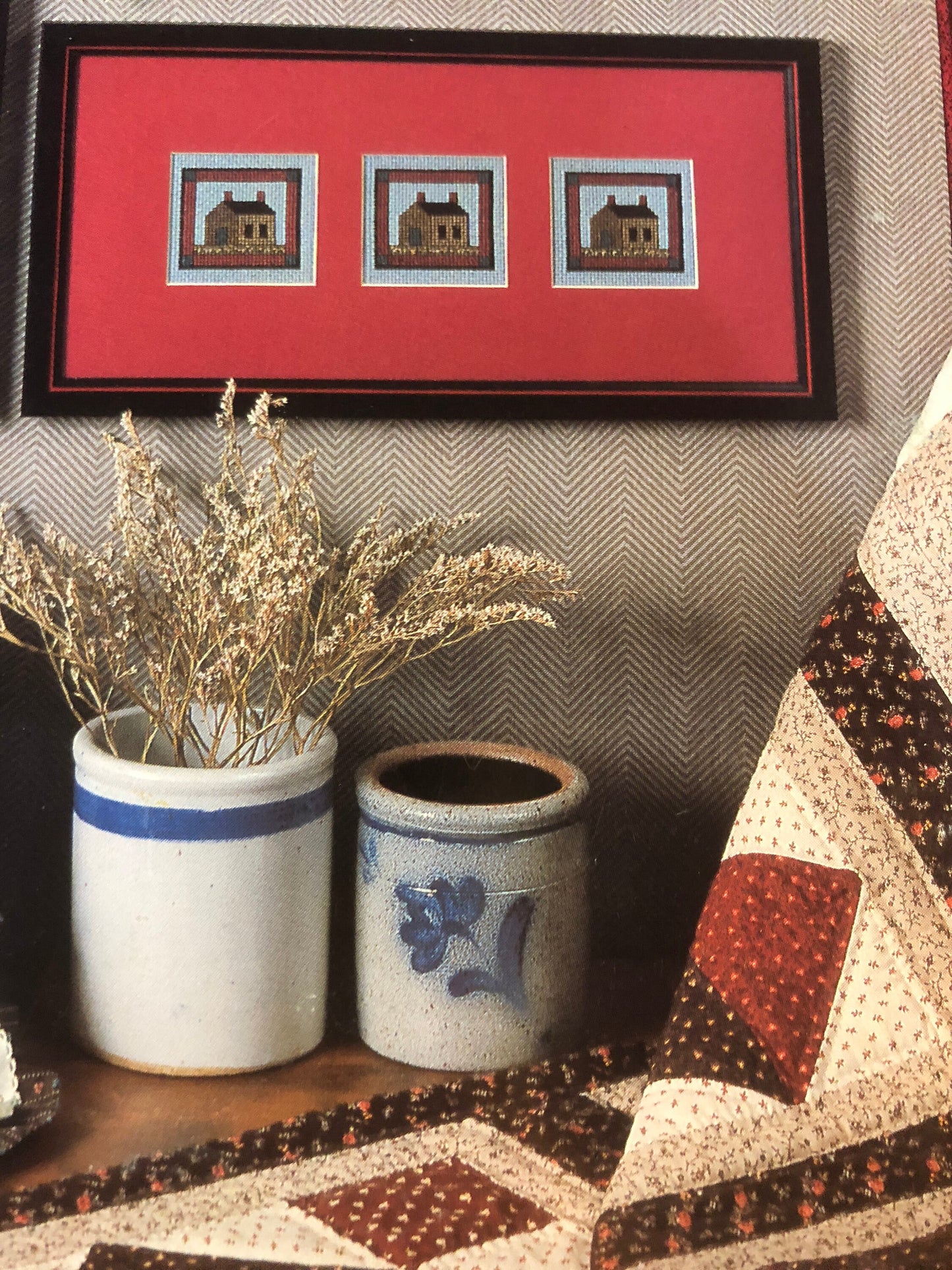 MPR associates, The Portfolio Series, From the Heartland, Vintage 1987, Counted Cross Stitch Chart with Embossed Mat and Print