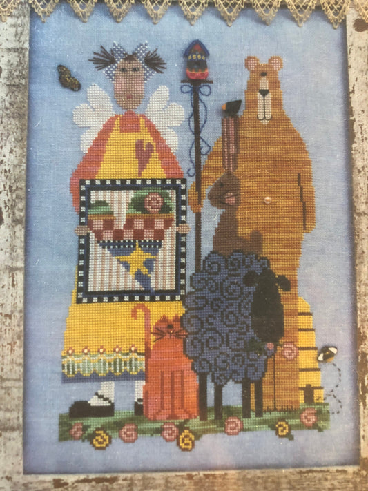 Mosey N' Me, Love...Pass It On, Vintage 1998, Counted, Cross Stitch Pattern, Stitch Count 111 by 156