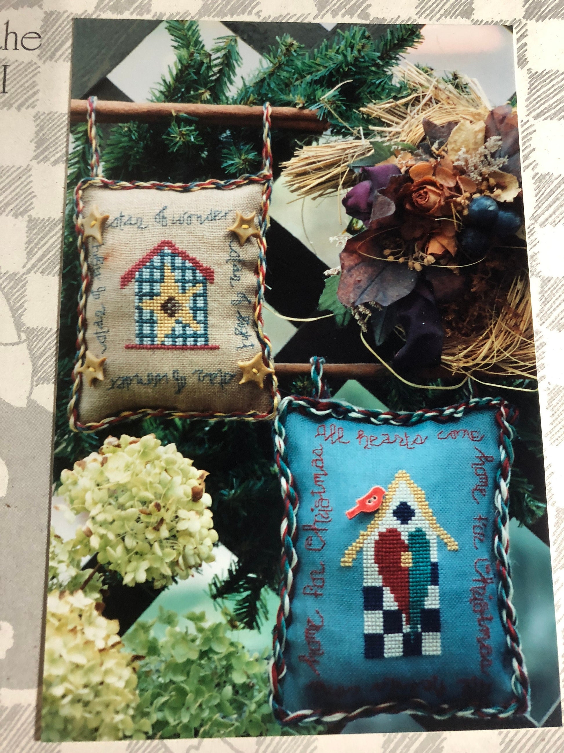 Sisters, and Best Friends, Home for the Holidays I, Vintage 1996, Counted Cross Stitch Pattern