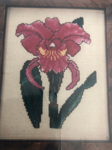 Hearts Content, Tropical Floral Series, Kohala Cattleya Orchid, Vintage 1996, Counted Cross Stitch Kit*