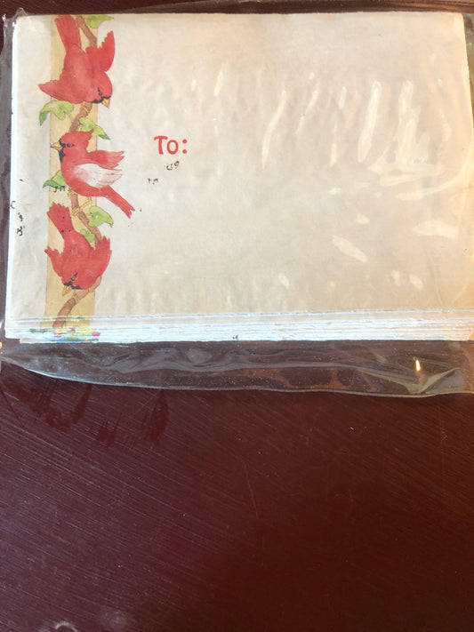 Birds on a Vines, Note Cards, Vintage Collectible, 7 Note Cards, 15 Envelopes, Multiple designs