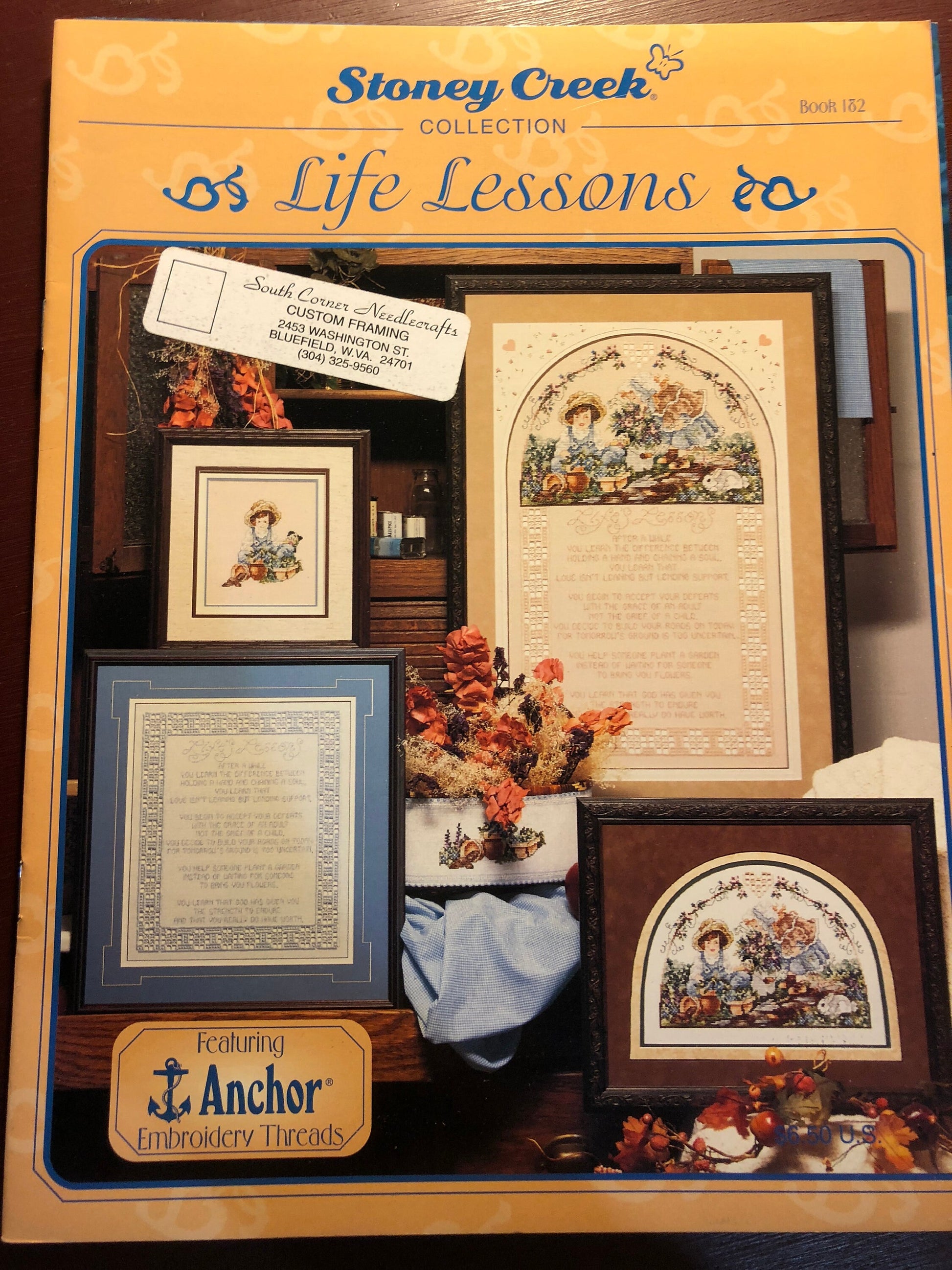 Stoney Creek, Life Lessons, BK 182, Vintage 1997, Counted, Cross Stitch Patterns