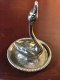 Interpur, Silver Plated, Goose, Vintage Collectible, Ring Tray