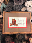 Dale Burdett, Set of 2, Sentiments That Bear Repeating 1986, Country Keepers 1984, Vintage Counted Cross Stitch Pattern Books