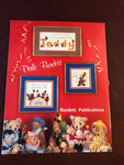Dale Burdett, Set of 2, Sentiments That Bear Repeating 1986, Country Keepers 1984, Vintage Counted Cross Stitch Pattern Books