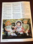 Annie's Attic, Crochet Cousins, Doll, Vintage 1997, Crochet Pattern Book