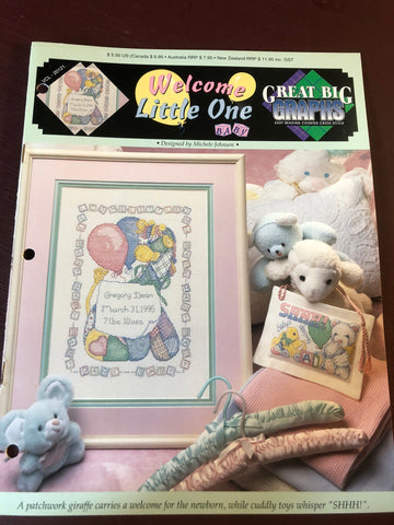 Great Big Graphs, Welcome Little One, Counted, Cross Stitch Patterns