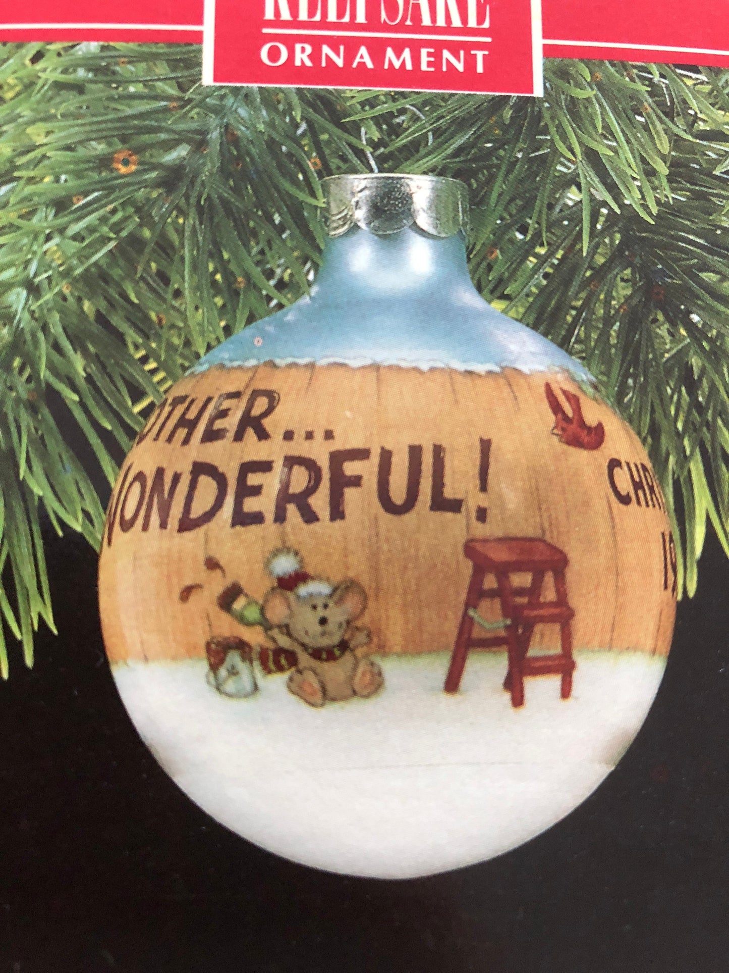 Hallmark, Grandmother You're Wonderful, Dated 1990, Keepsake Ornament, QX2236