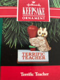 Hallmark, Terrific Teacher, Dated 1991, Keepsake Ornament, QX5309