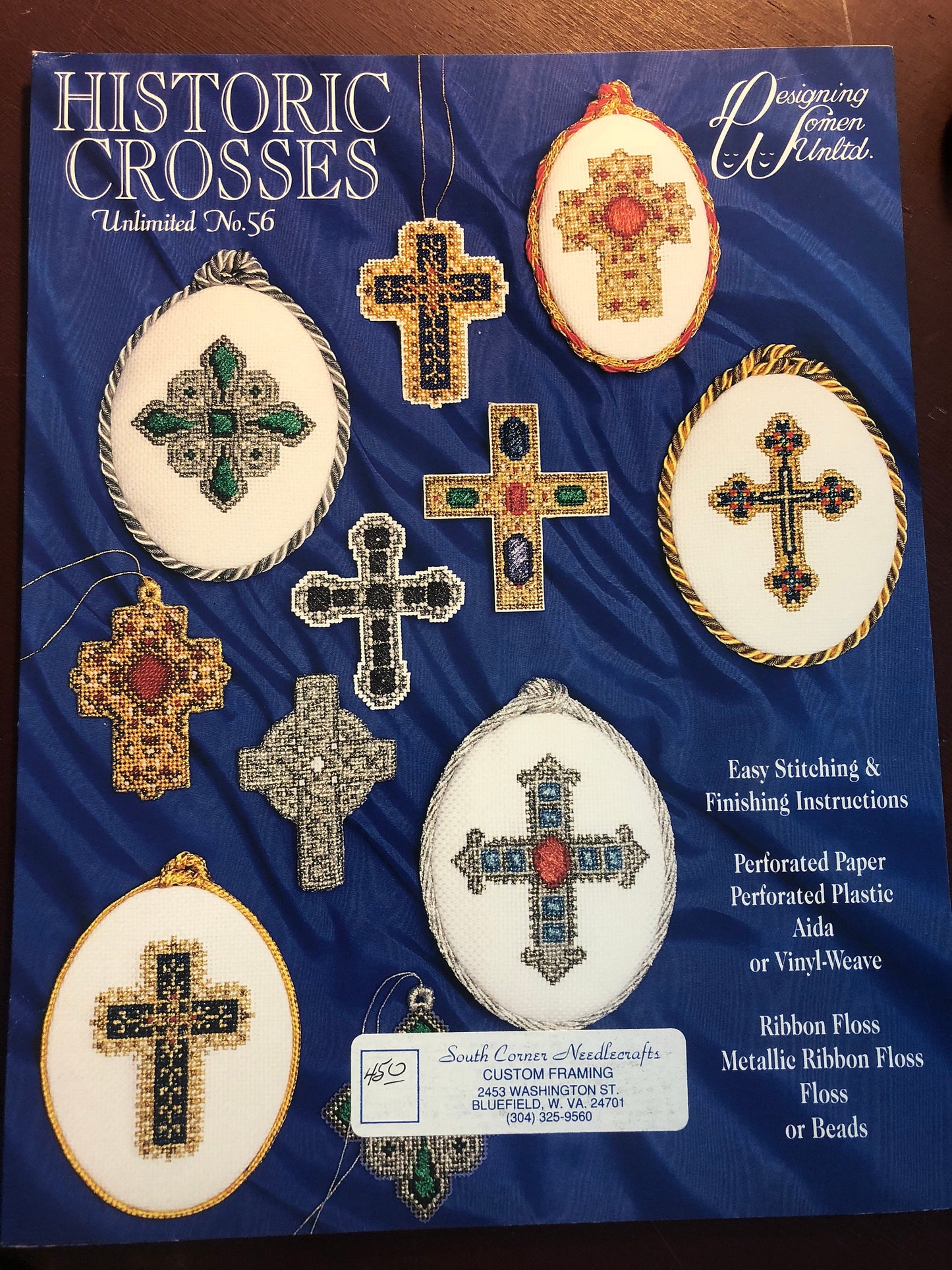 Designing Women Ltd., Historic Crosses, Vintage 1994, Counted Cross Stitch Patterns