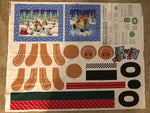 Daisy Kingdom, Gingerbread, Pillow Pals, Fabric Panel
