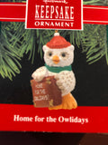 Hallmark, Home for the Owlidays, Vintage 1990, Keepsake, Ornament, QX5183