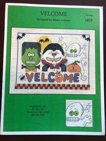 Imaginating Inc, Velcome, Halloween, Counted Cross Stitch Pattern