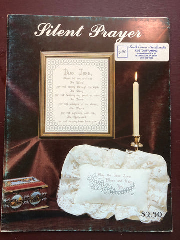 Silent Prayer, Phyllis Cleveland, Vintage 1982, Counted Cross Stitch Patterns