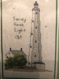 Hilite Designs, Sandy Hook Light, #214, Counted Cross stitch Kit, 5 by 7 Inches