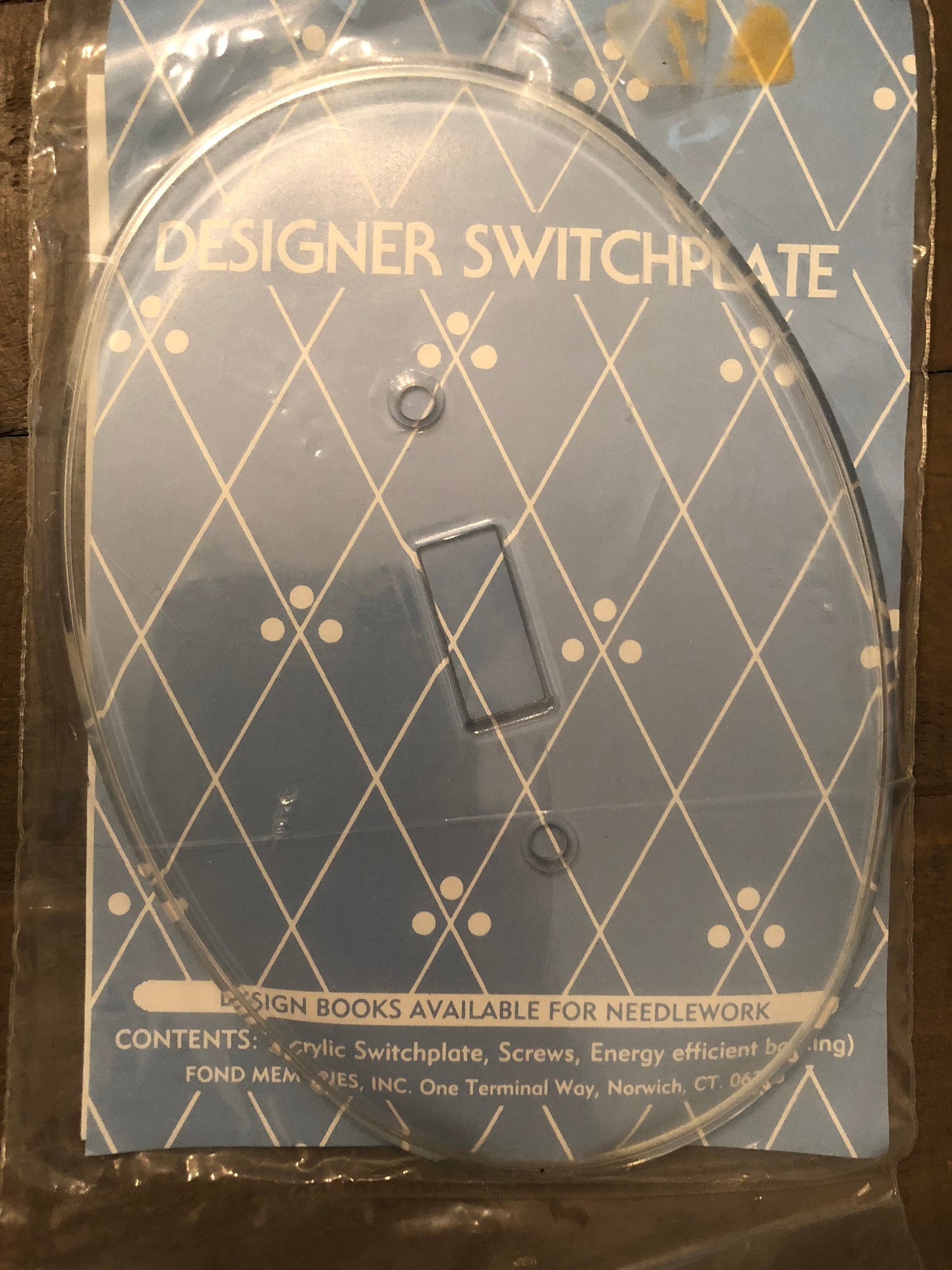 Stitches and Switches, Soft and Cuddly, Vintage 1990, Counted Cross Stitch Designs book Oval Designer Switch Plate Included*