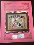 Remember, Designed by, David Smith, February, Vintage 1994, Counted Cross Stitch Pattern
