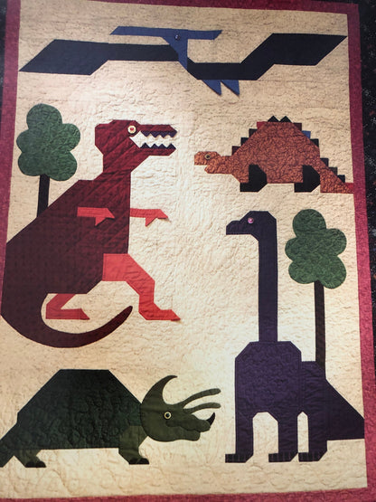 Quilt-A- Saurus, Toni Phillips & Juanita Simonich, Vintage 1993, Quilting Book