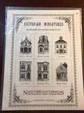 Nancy Spruance, Designs, Victorian Miniatures, Vintage 1995, Counted Cross Stitch, Pattern