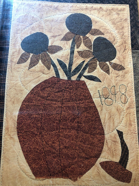 One Day in the Country, Sunflower Bouquet, Quilt Card