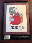Old Fashioned Santas, Designs by Gloria & Pat, Vintage 1987, Counted Cross Stitch Pattern