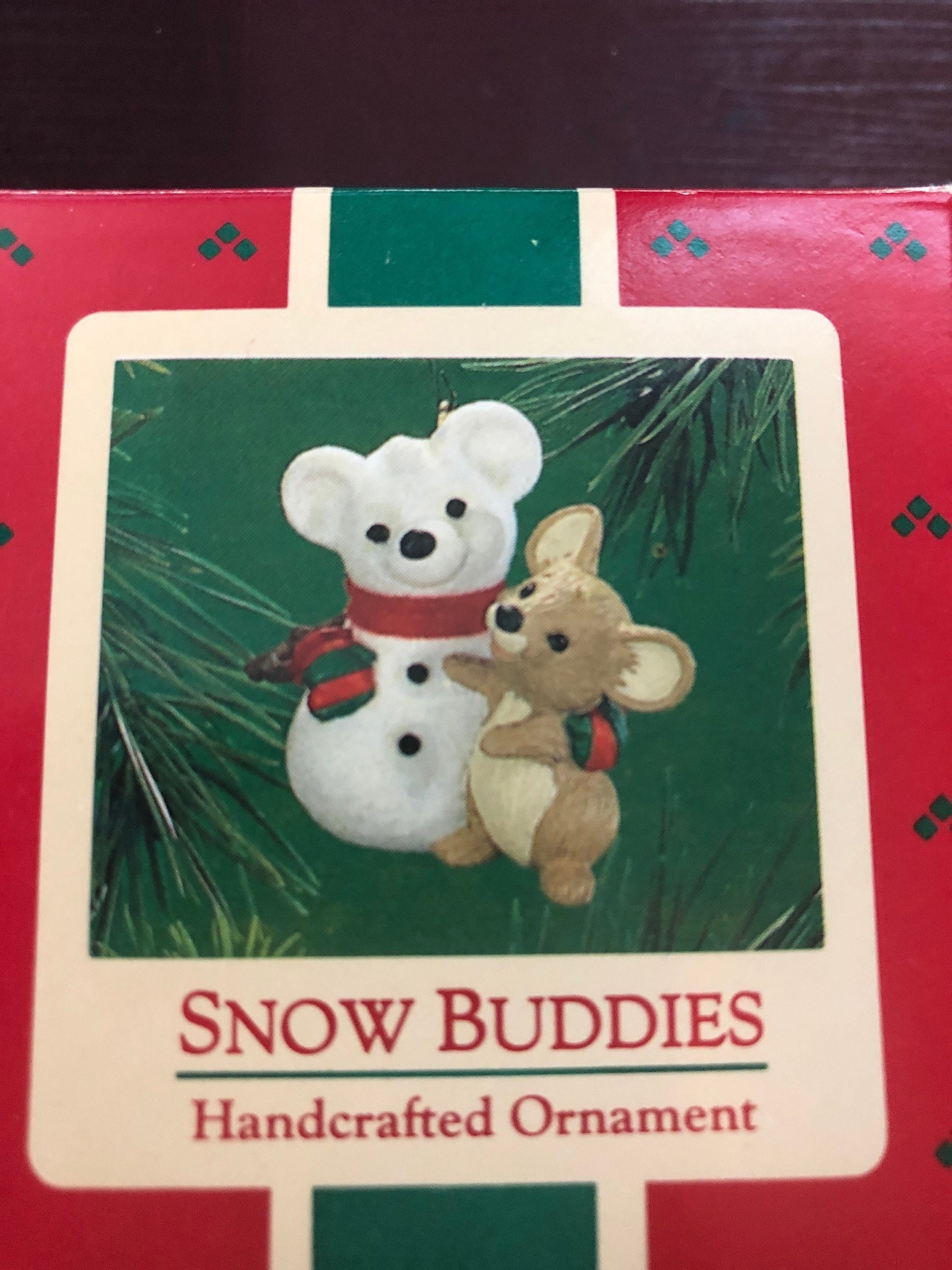 Hallmark, Snow Buddies, Vintage 1986, Keepsake Ornament, QX4236, Handcrafted