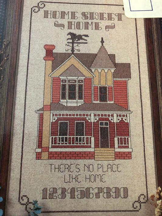 A Victoria Home Sampler, by Debra Design, Vintage 1987, Counted Cross Stitch Pattern