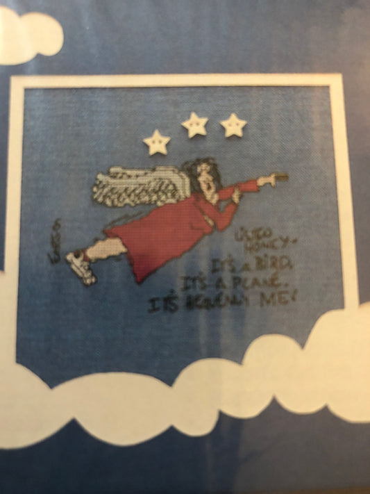 Listen Honey, Life's a Stitch!, Heavenly Me, Twisted Threads, Vintage 1996, Counted, Cross Stitch Pattern