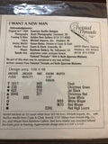 Listen Honey, Life's a Stitch!, I Want A New Man, Twisted Threads, Vintage 1994, Counted, Cross Stitch Pattern