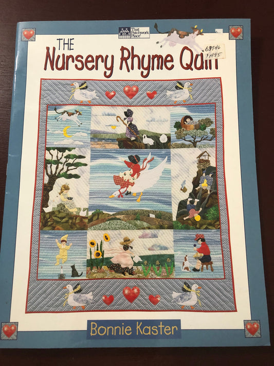 The Nursery Rhyme Quilt, Bonnie Kaster, Vintage 1999, Pattern Book