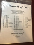 Thunder of '59, The Silver Lining, by Mike R Saastad, Vintage 1997 Counted Cross Stitch Pattern