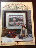 Williamsburg Garden Dance, Betty Friess Baumer, Rain Drop, Leaflet 2, Vintage 1989, Counted Cross Stitch Pattern