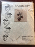 The Textile Heritage Collection, Strawberry, Made In Great Britain, Vintage Counted, Cross Stitch Kit, Card/Envelope