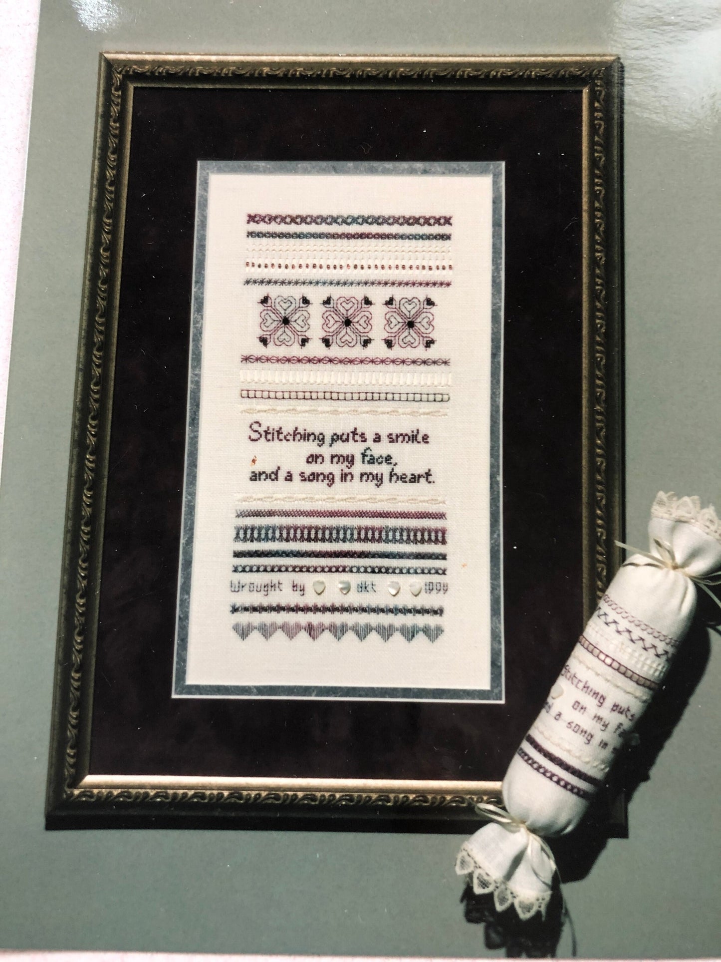 Song in my Heart Sampler, DKT Originals, Designs by Diane K Tolle, Vintage 1994, Counted Cross Stitch Pattern