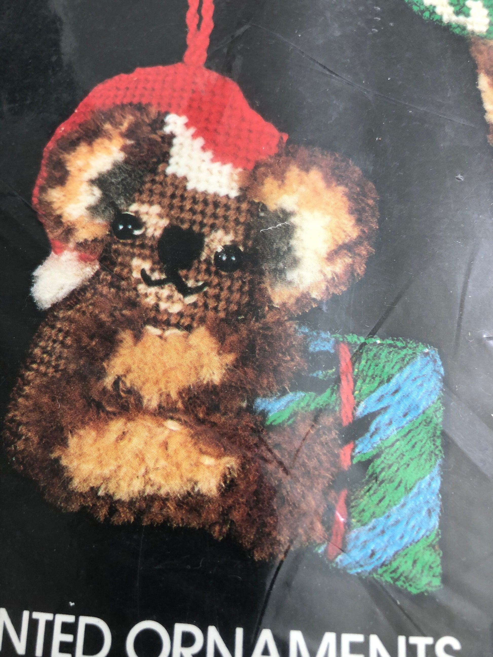 Koala Bears, Bucilla Needlepoint, Set Of 4 Painted Ornaments