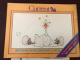 Current, Vintage Collectible 1981, Birthday Quips, Greeting Cards, An Assortment of 8 Cards