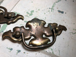 Drawer Pulls, 2 pairs of Vintage Victorian Hardware, 4 and 3.5 Inch