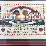 Road To A Friend, Designs For The Needle, No 7705, Counted Cross Stitch Kit, 5 by 7 Inches