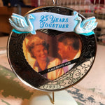 Hallmark, Twenty-Five Years Together, Keepsake Ornament, Dated 1991, QX4947* *Picture Frame Ornament