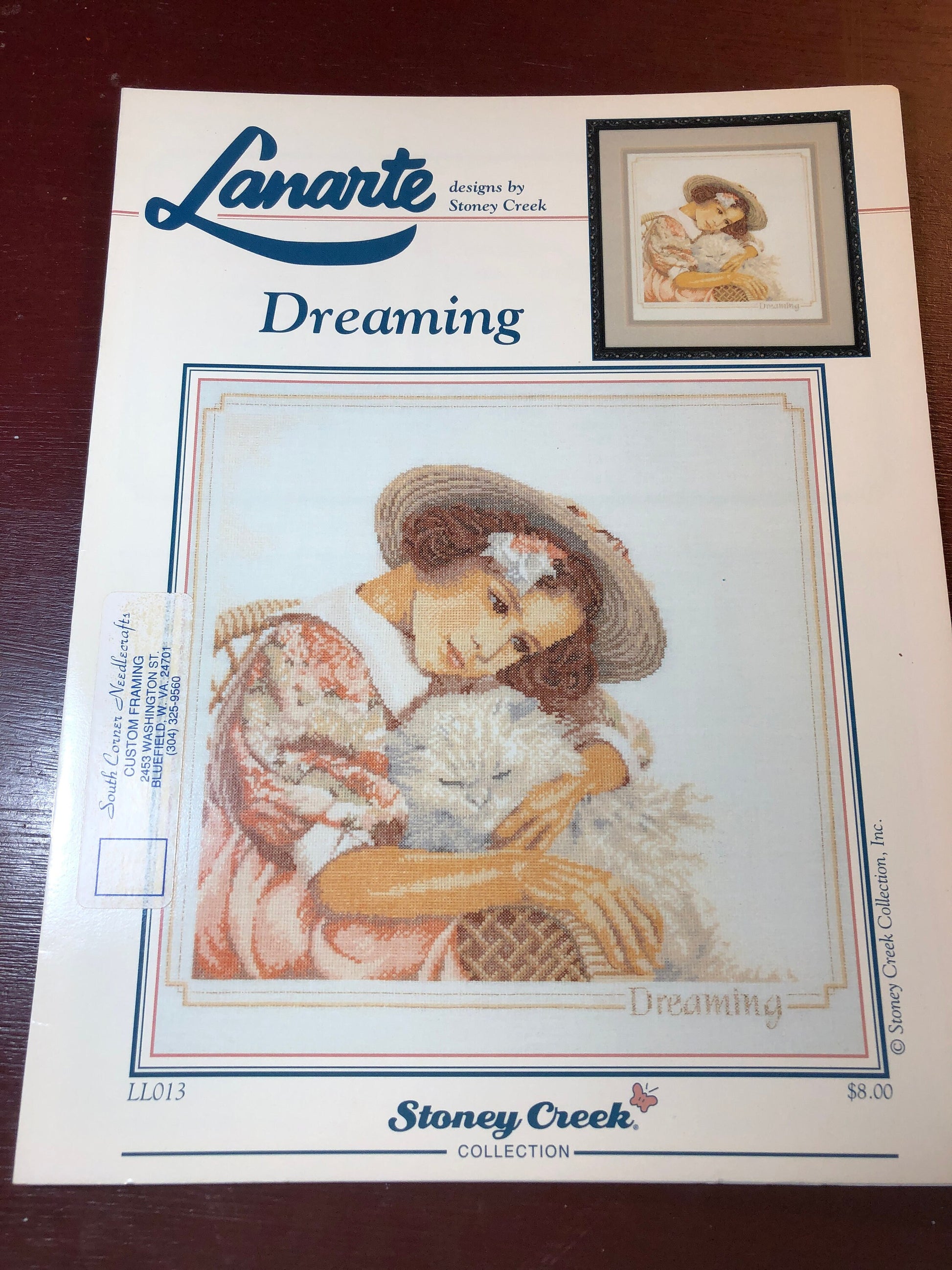 Lanarte Designs, by Stoney Creek, Dreaming, Vintage 1994, Counted Cross Stitch Chart