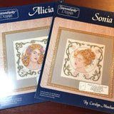 Serendipity Designs, Set of 2, Alicia and Sonia, By Carolyn Meacham*