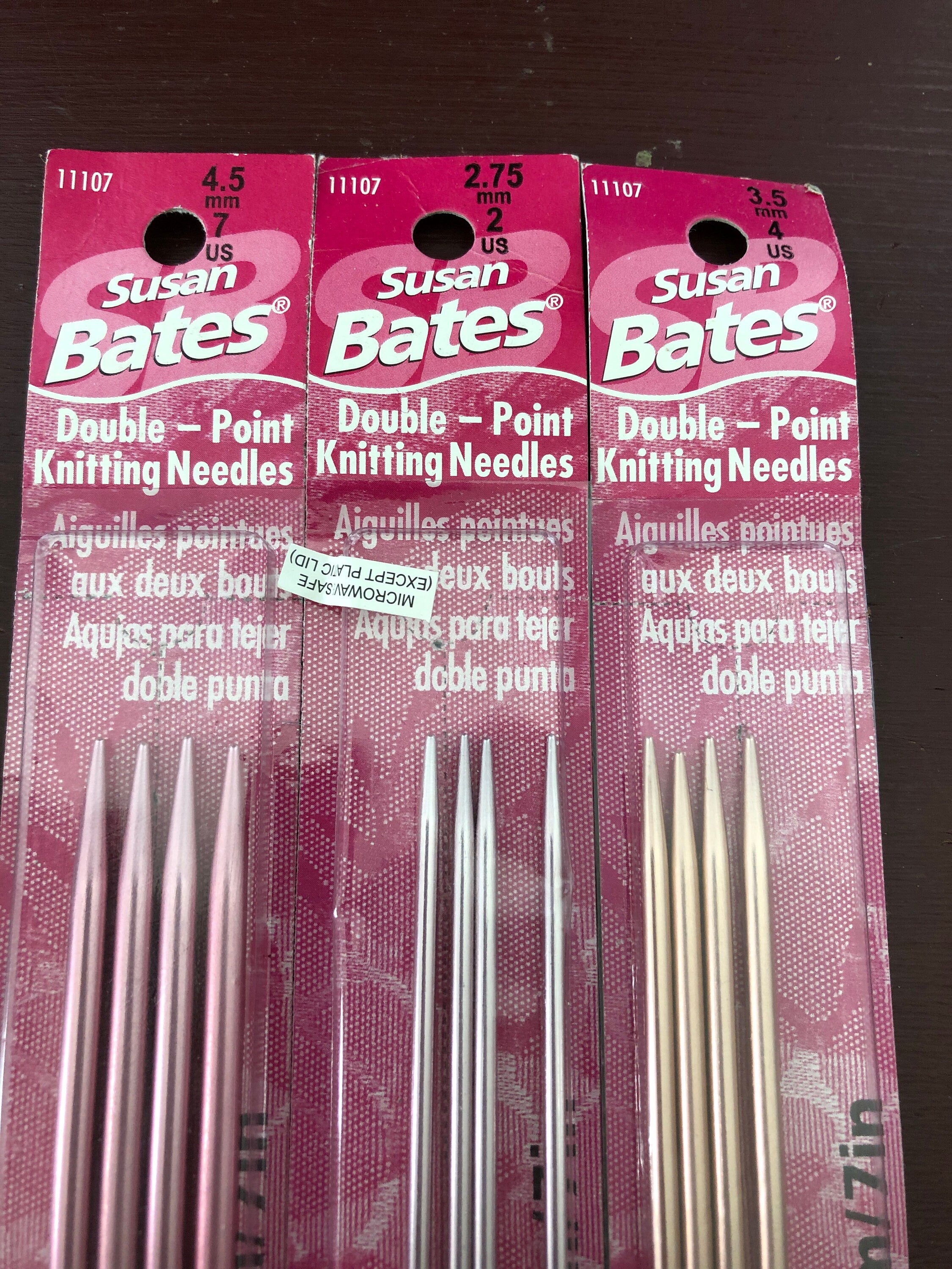 Susan Bates Silvalume Knitting Needles 7 Double Point -  Canada